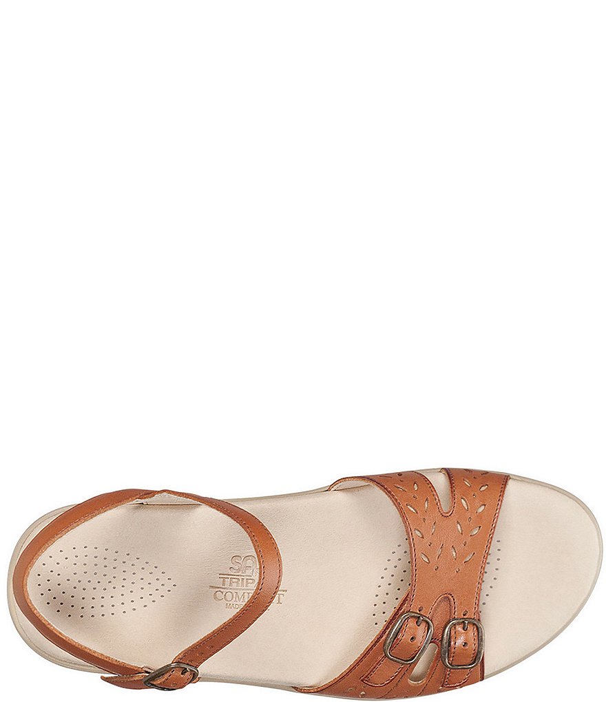 SAS Duo Leather Wedge Sandals