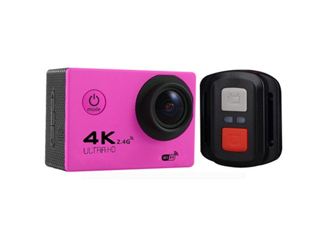 Rose Red 4K Action Camera Wifi 1080P Waterproof Sports DV 16MP Sports Video Camera Bike Hemlet Car Cam DVR Remote Control MINI Camcorder