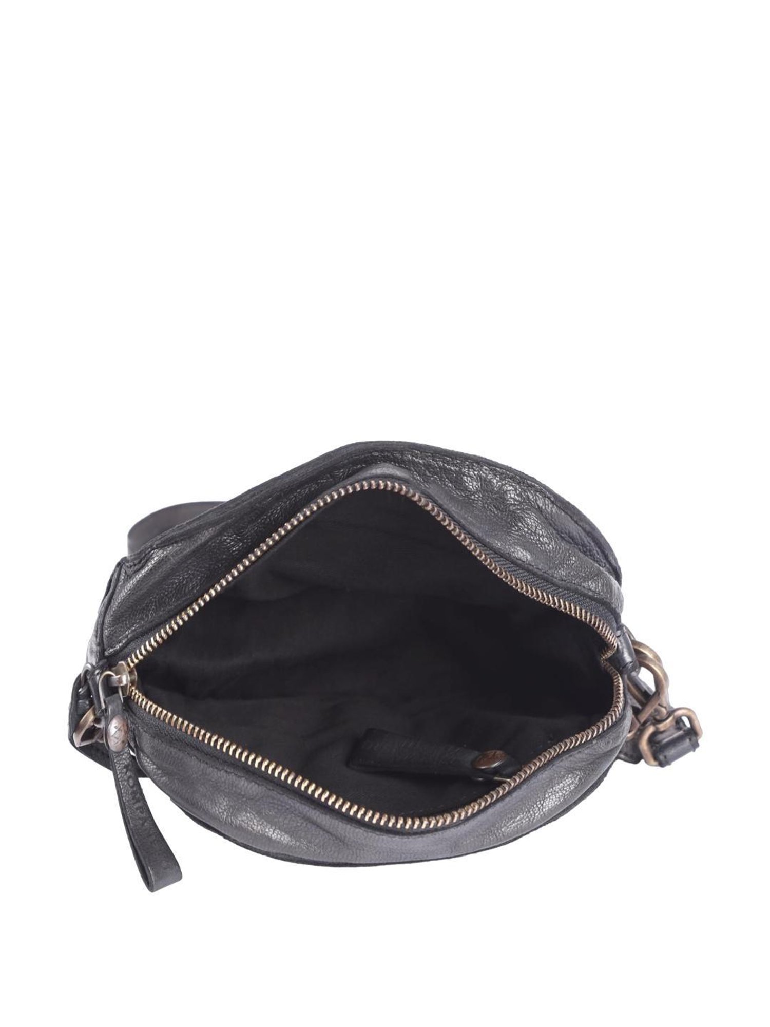 KOMPANERO  Black Solid Sling Handbag