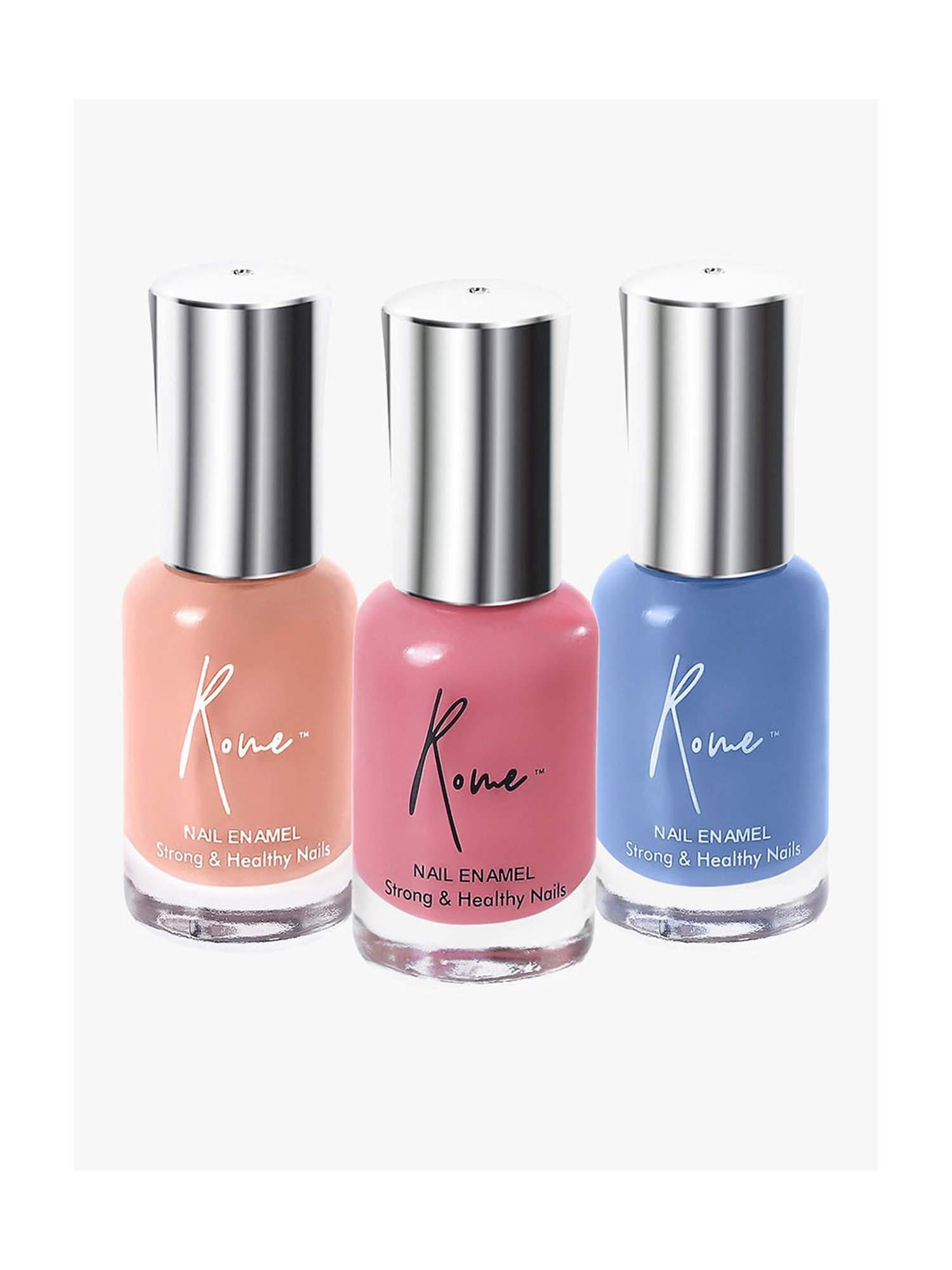 Rome Strong and Healthy Nail Enamel, Set of 3