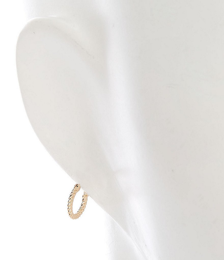 Lauren Ralph Lauren Rope Huggie Earrings