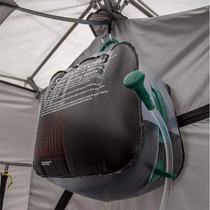 Caravan Canopy Domain 10 x 20 Foot Straight Leg Instant Canopy Tent Set, Black