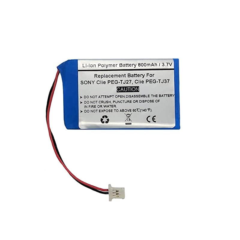 Replacement Battery for Sony Clie PEGTJ27 Clie PEGTJ37 Sony Clie TJ25 TJ35 Clie PEGT400 PEGT410 PEGT415 PEGT425 PEGT600 Sony UP553048A6H