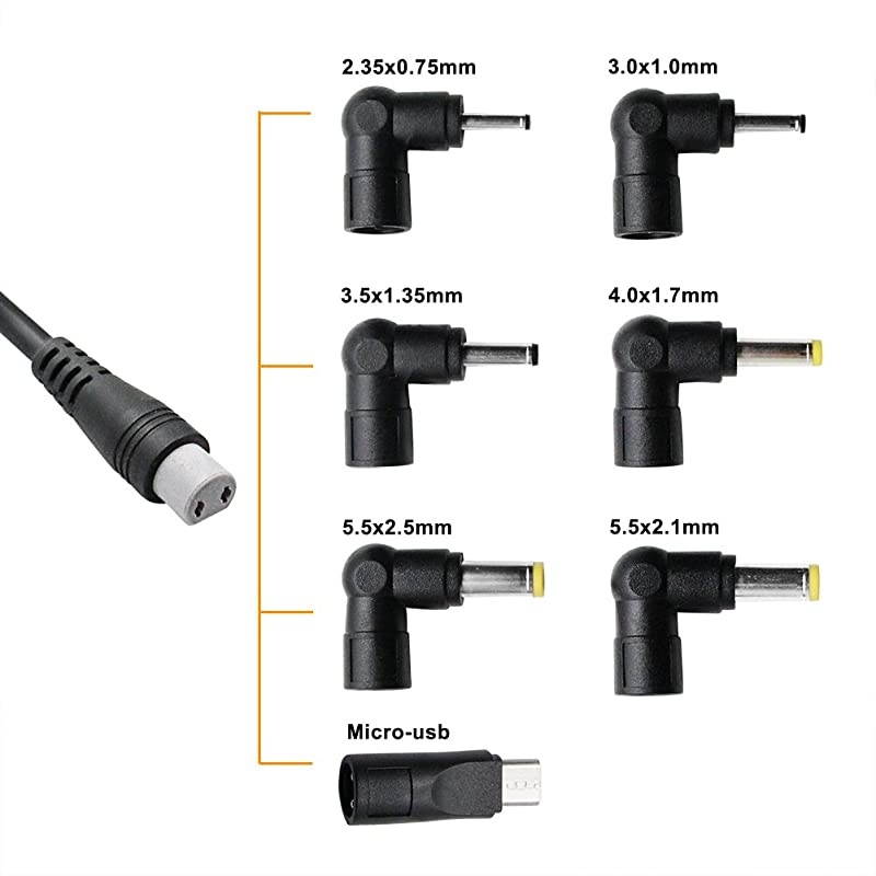 10W 5V2A (2000mA) Multi Tips Switching AC Power Adapter Replacement Wall Charger for Android Tablets Webcam Routers Toys Recorder Bluetooth Speaker TV Box USB Hub and More DC 5v Devices (5V ONLY)