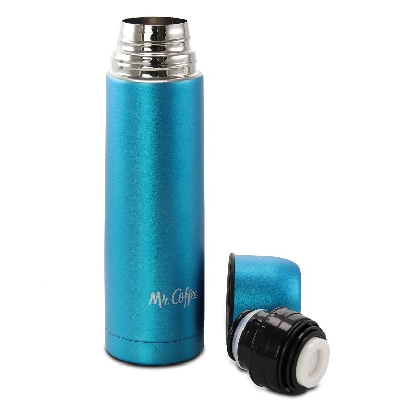 Mr. Coffee Luster Javelin 4 Piece 16 Ounce Stainless Steel Thermal Travel Bottle Set in Assorted Colors