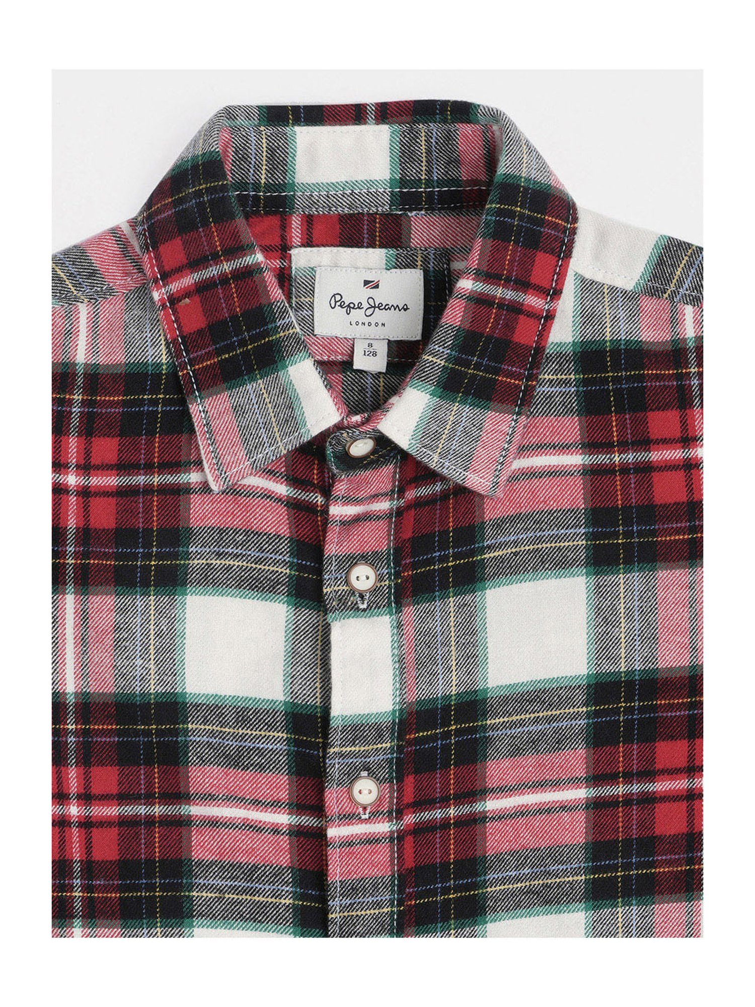 Pepe Jeans Kids Red Checks Shirt