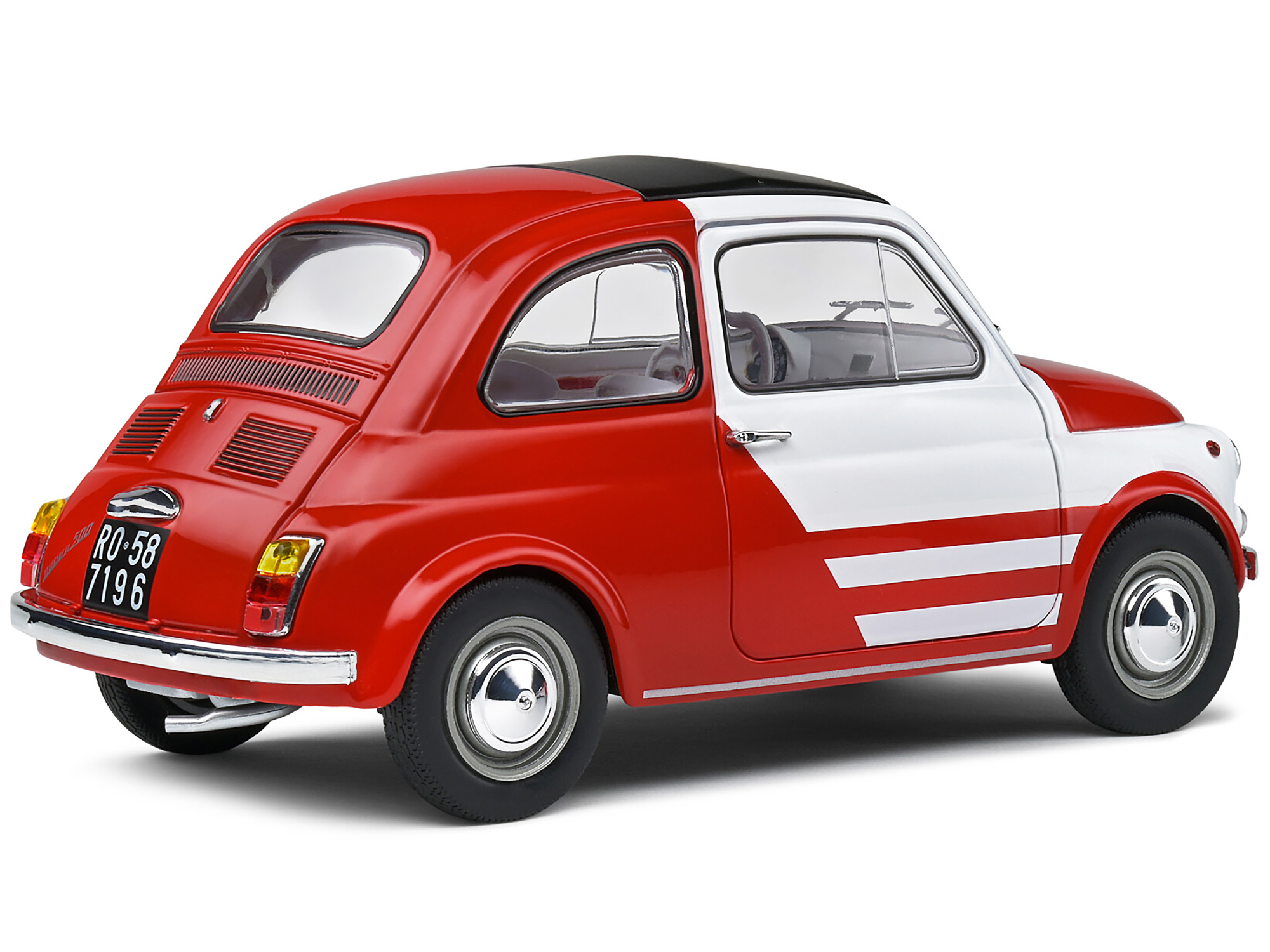 Fiat Grande Punto Abarth White 1/24 Diecast Car Model by Motormax