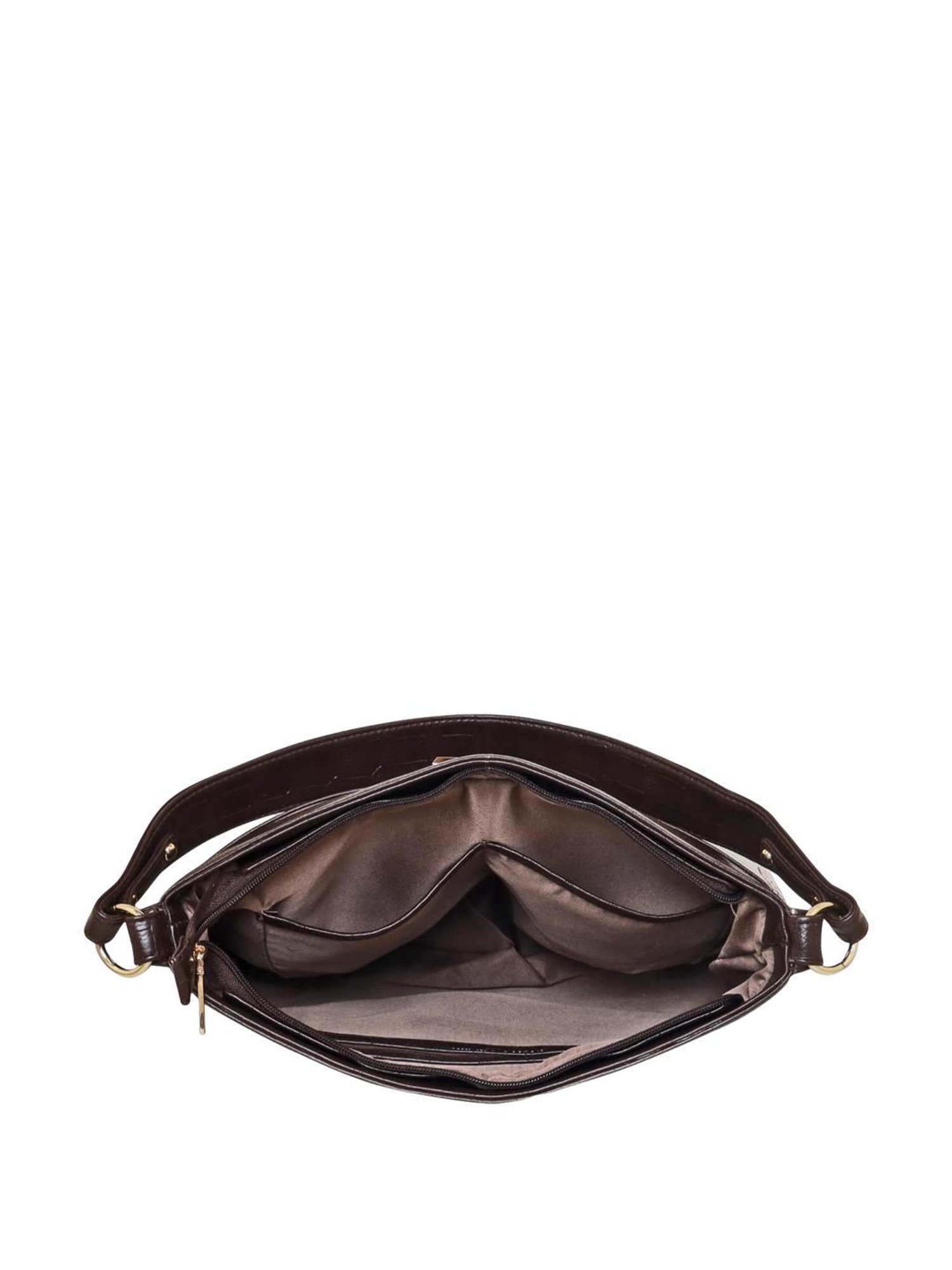 Pierre Cardin Brown Textured Tote Handbag