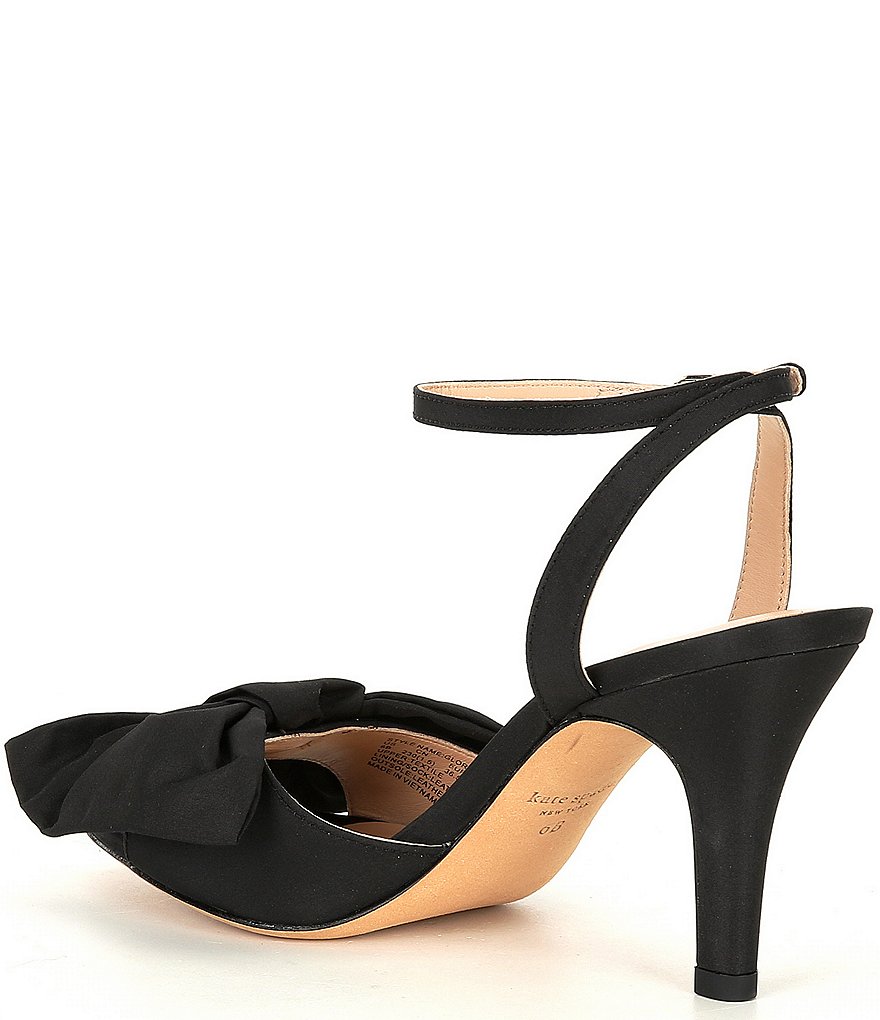 kate spade new york Gloria Bow Detail Ankle Strap Dress Sandals