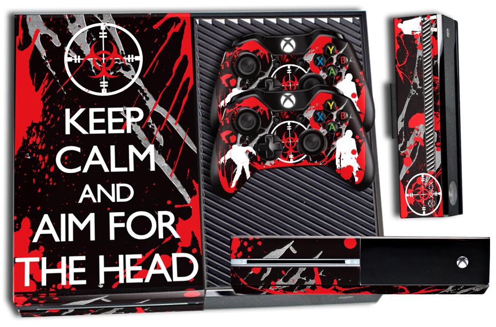 Microsoft Xbox ONE  Console Skin plus 2 Controller Skins - Infected
