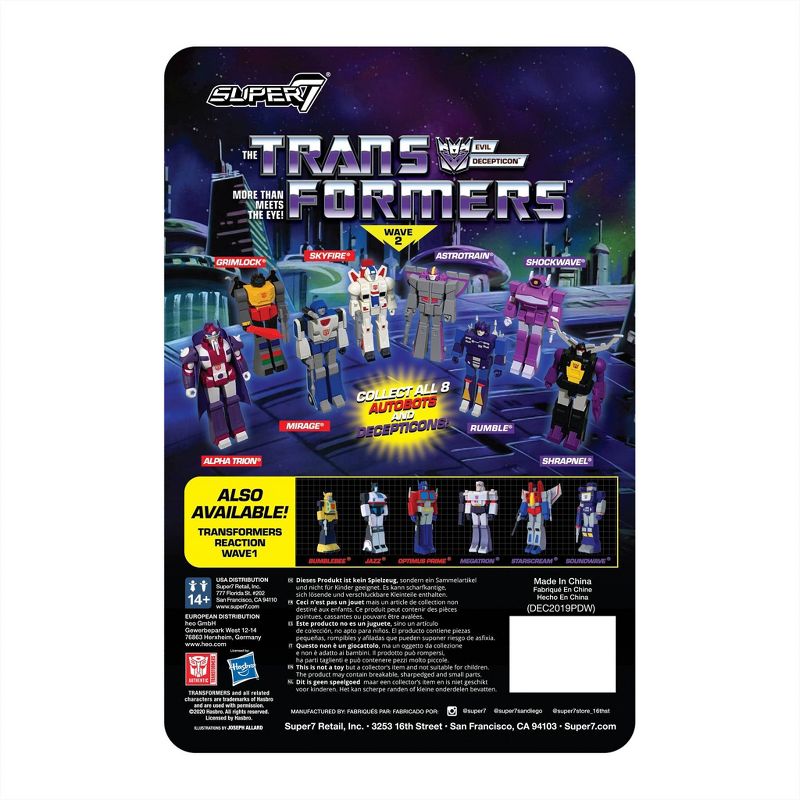Super7 Transformers ReAction Figure - Shrapnel