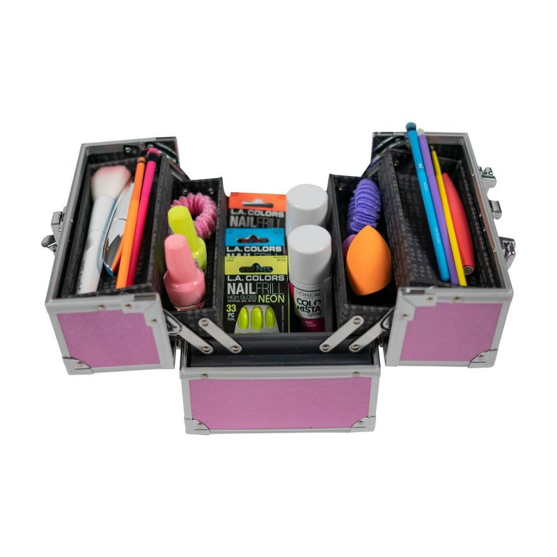 Caboodles Train Case - Holographic Pink