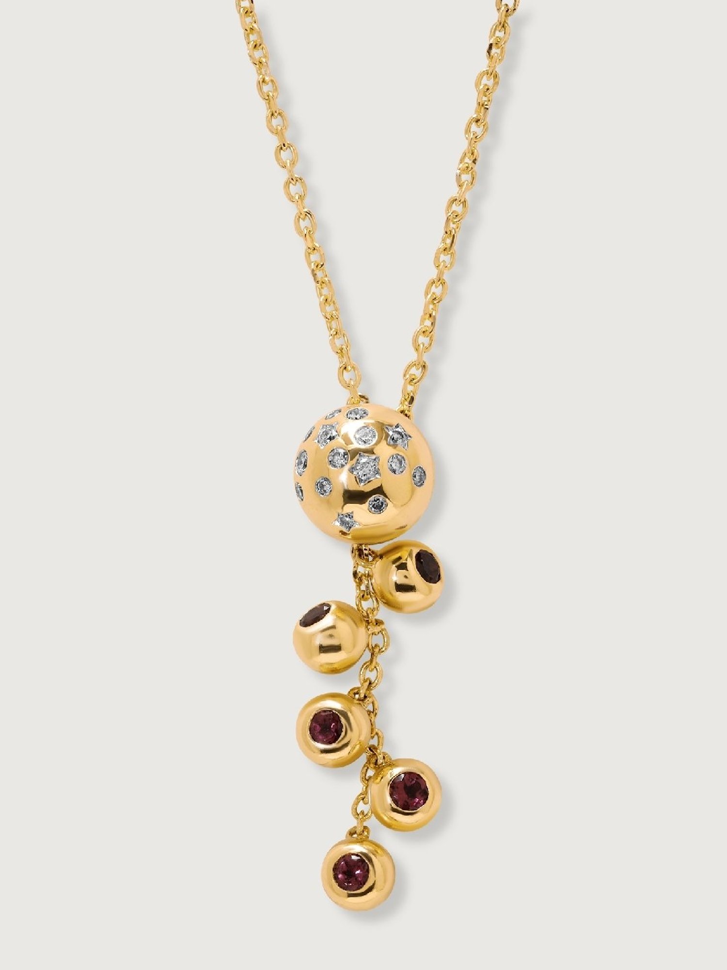 Mia by Tanishq Sunset Serenade 14k Gold Diamond Modular Necklace