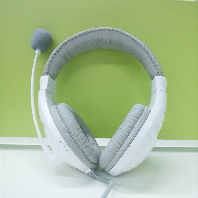3.5MM wired gaming headset, stereo noise canceling headset with boom microphone and volume control, suitable for PC, laptop, tablet, mobile phone