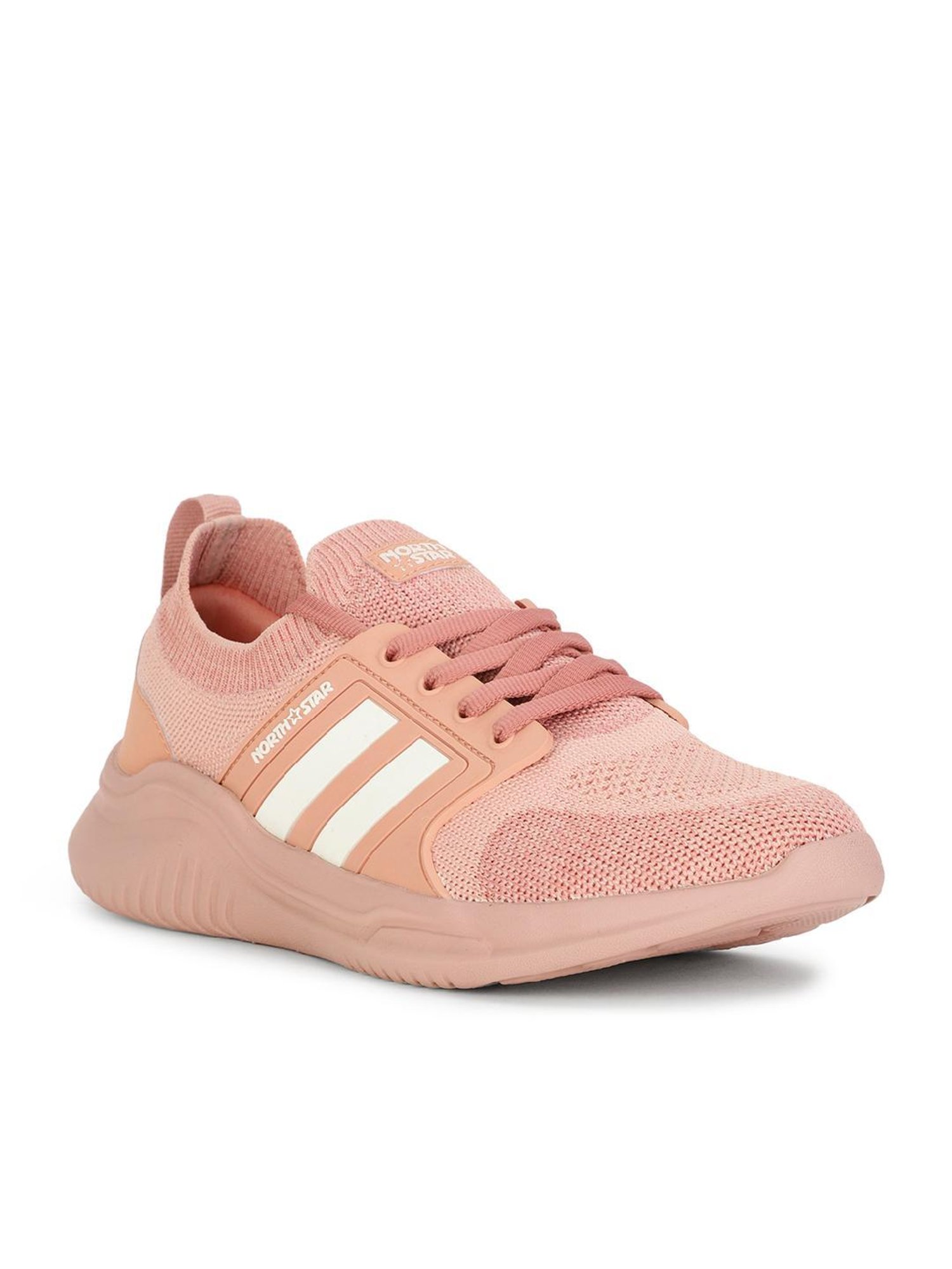 North Star by Bata Women's Peach Running Shoes