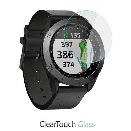 BoxWave Garmin Approach S60 Screen Protector, [ClearTouch Glass] 9H Tempered Glass Screen Protection for Garmin Approach S60