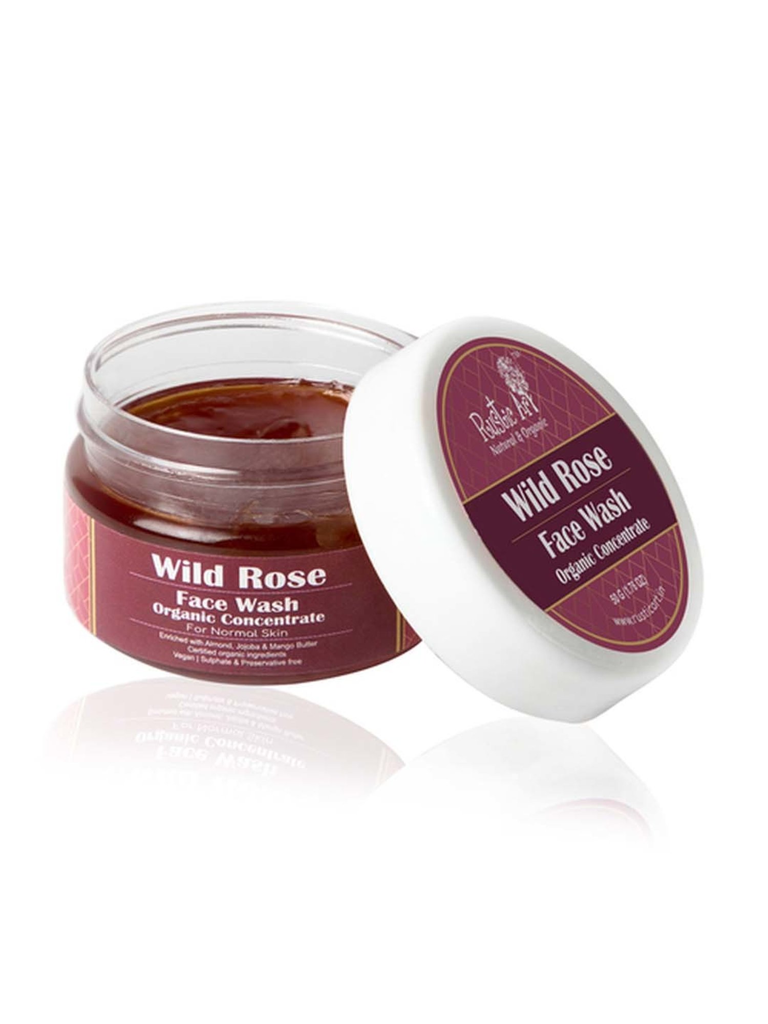 Rustic Art Wild Rose Face Wash Concentrate - 50 gm