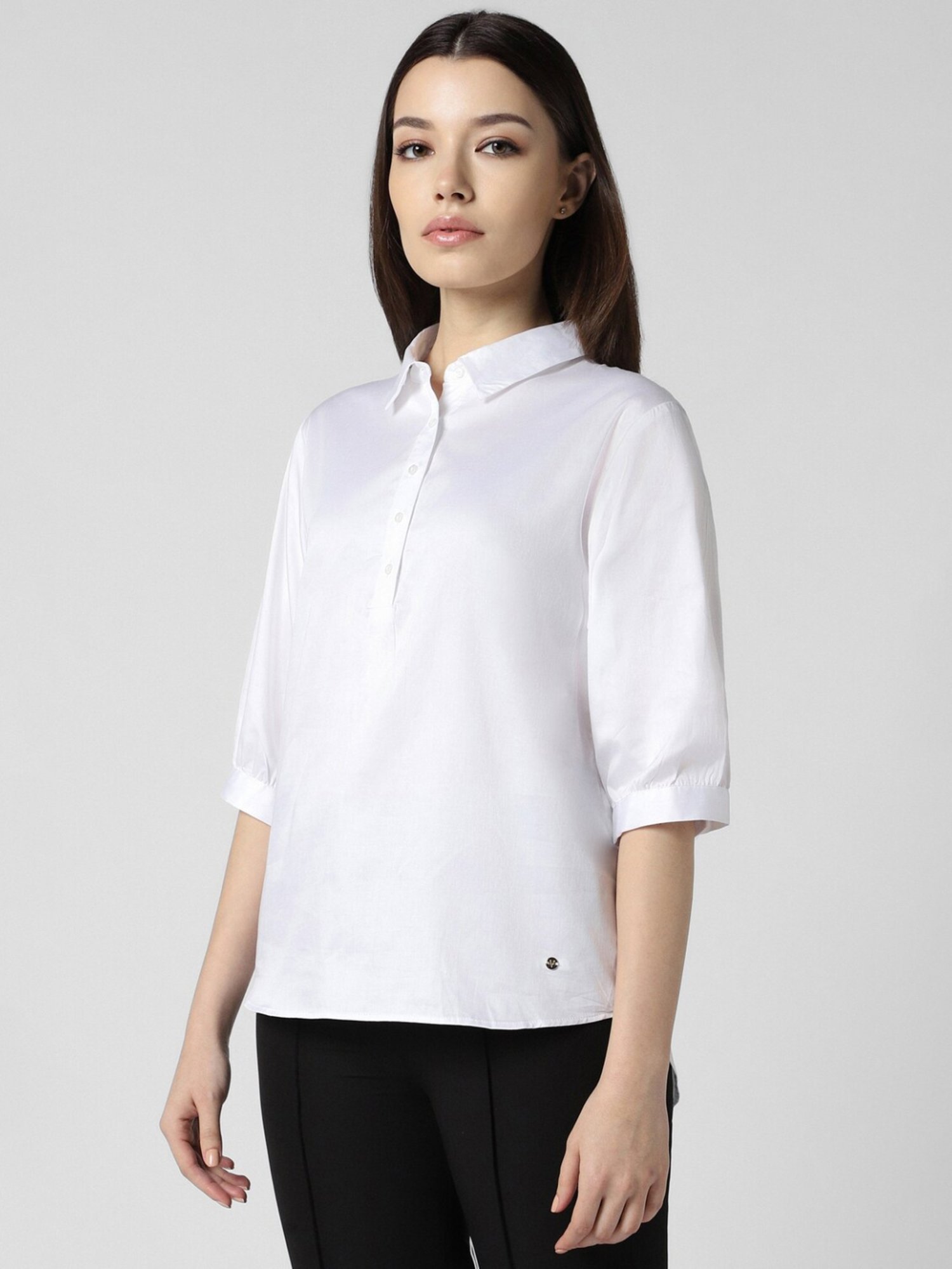Van Heusen White Cotton Top