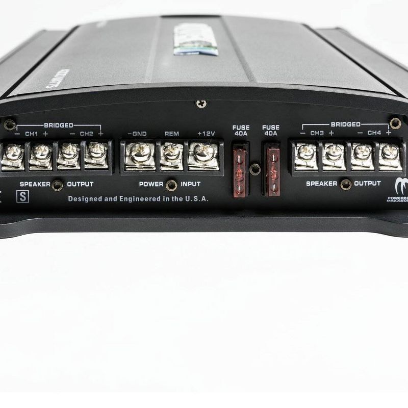 QPower GMC Chevy Crew Cab 2007-2013 Dual 12" Sub Box Enclosure w/ Bedliner Spray