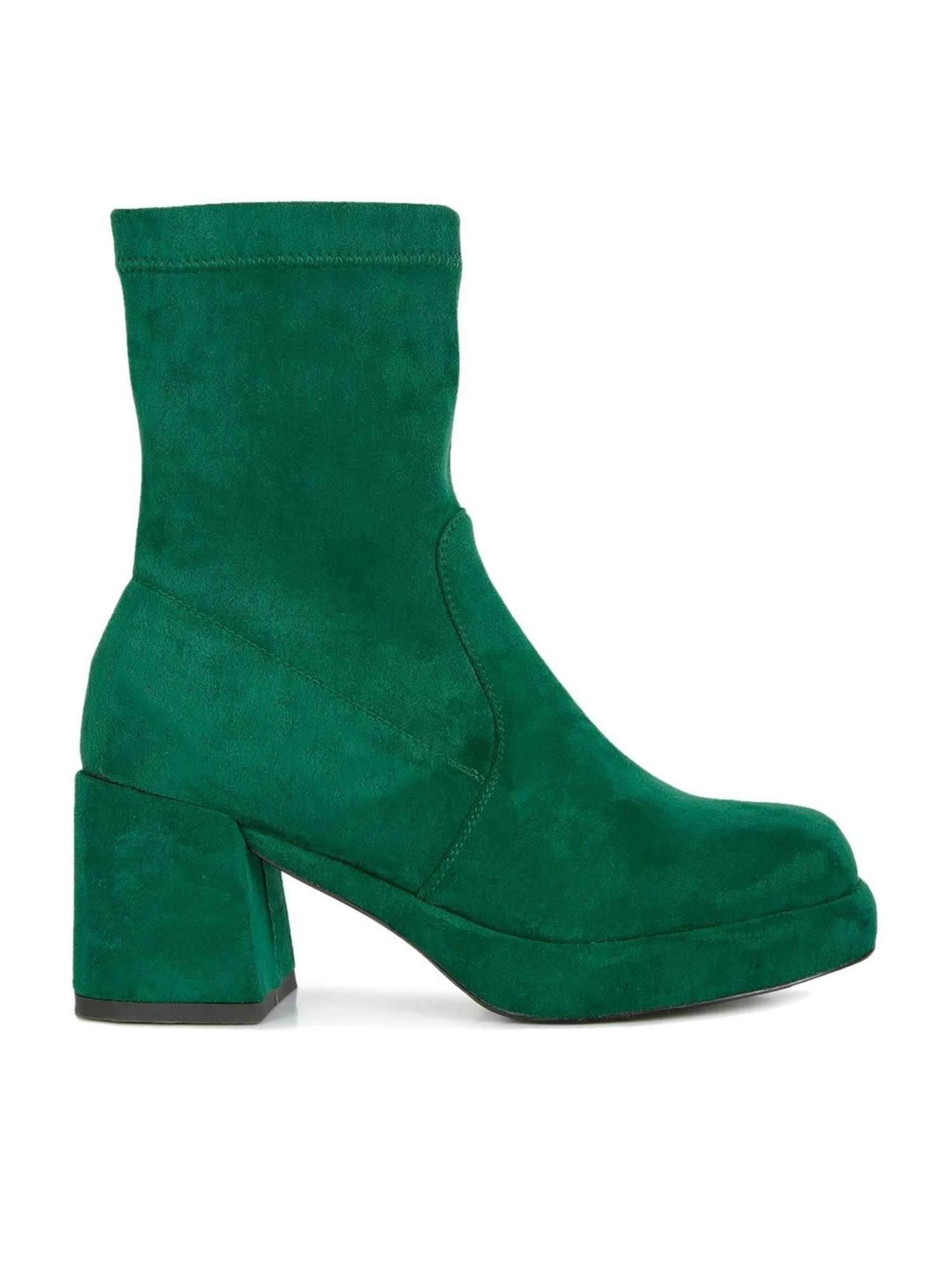 Rag & Co Women's Green Casual Booties