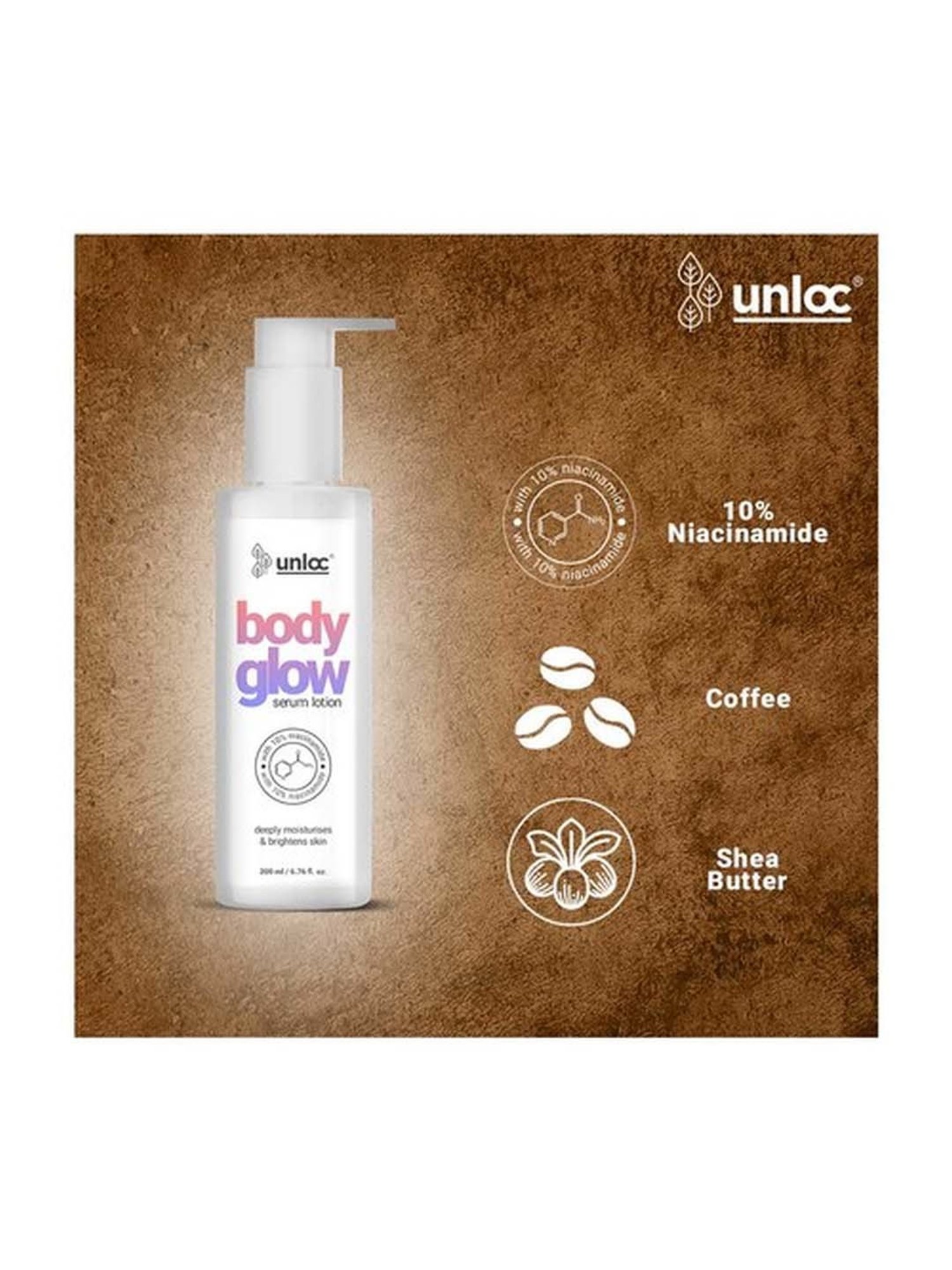 Unloc Mixify Body Glow Serum Lotion - 200 ml