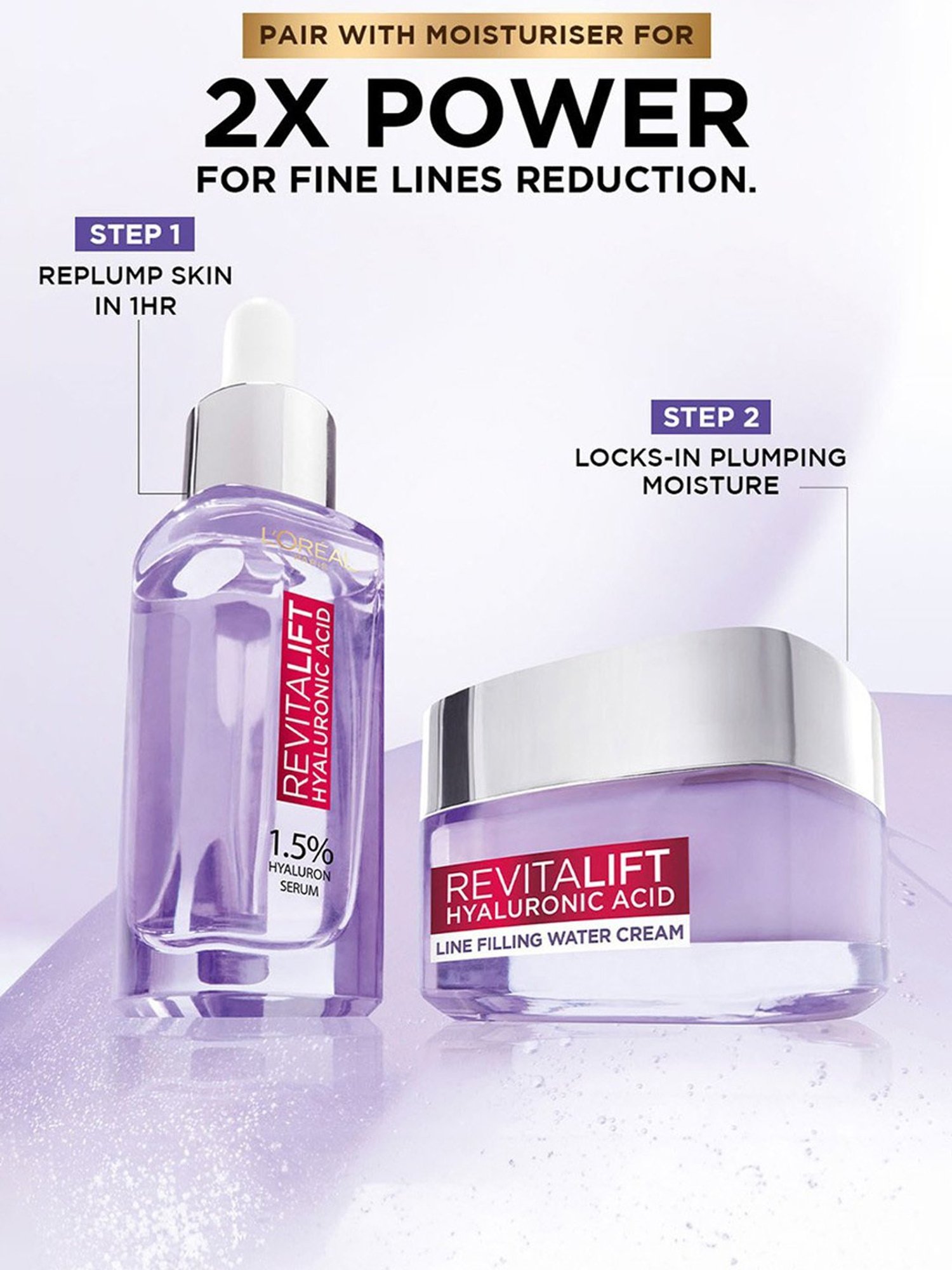 L'Oreal Paris Revitalift Hyaluronic Acid Plumping Day Cream - 15 ml