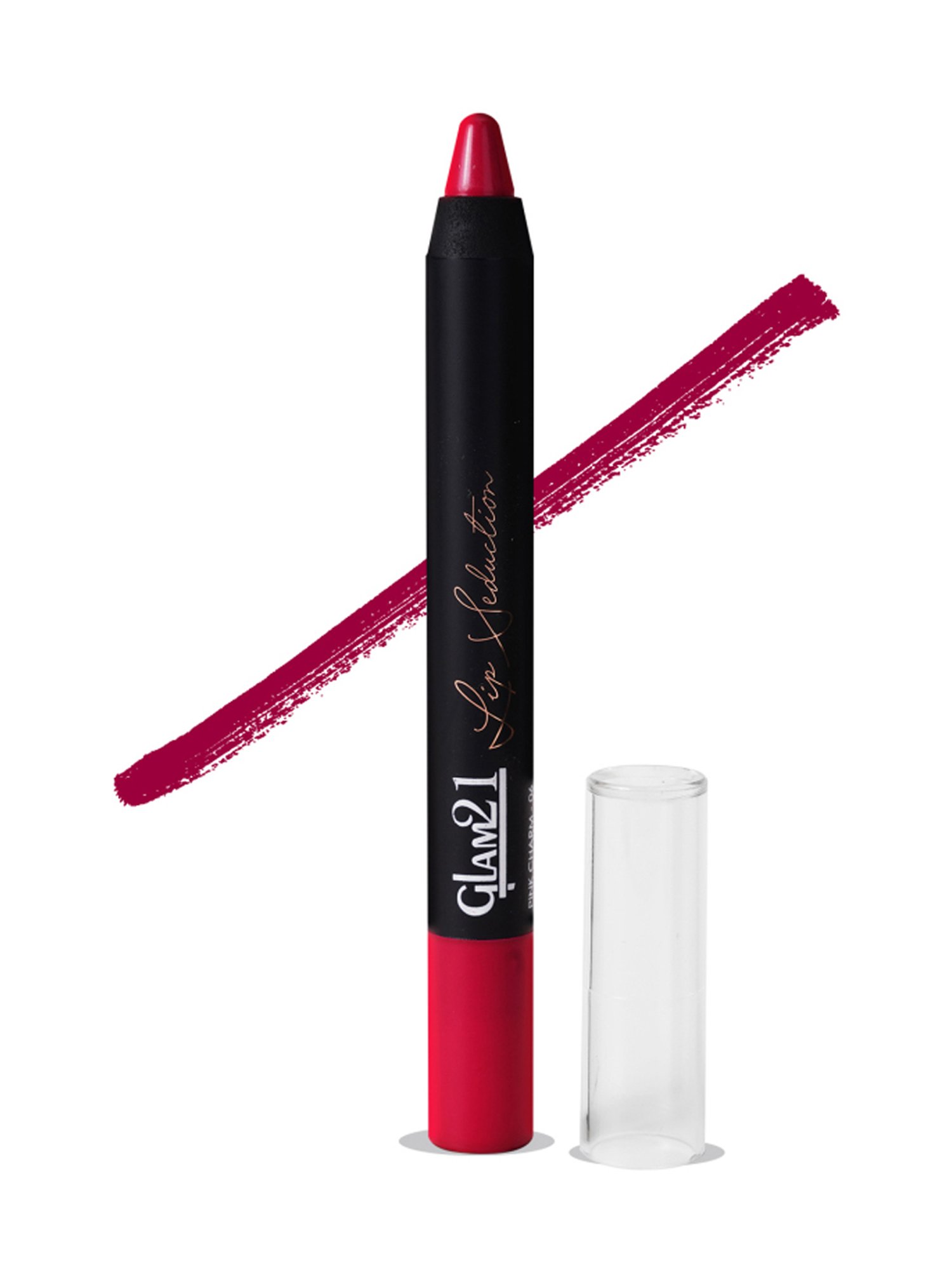 Glam21 Lip Seduction Crayon Lipstick 06 Pink Charm - 2.8 gm