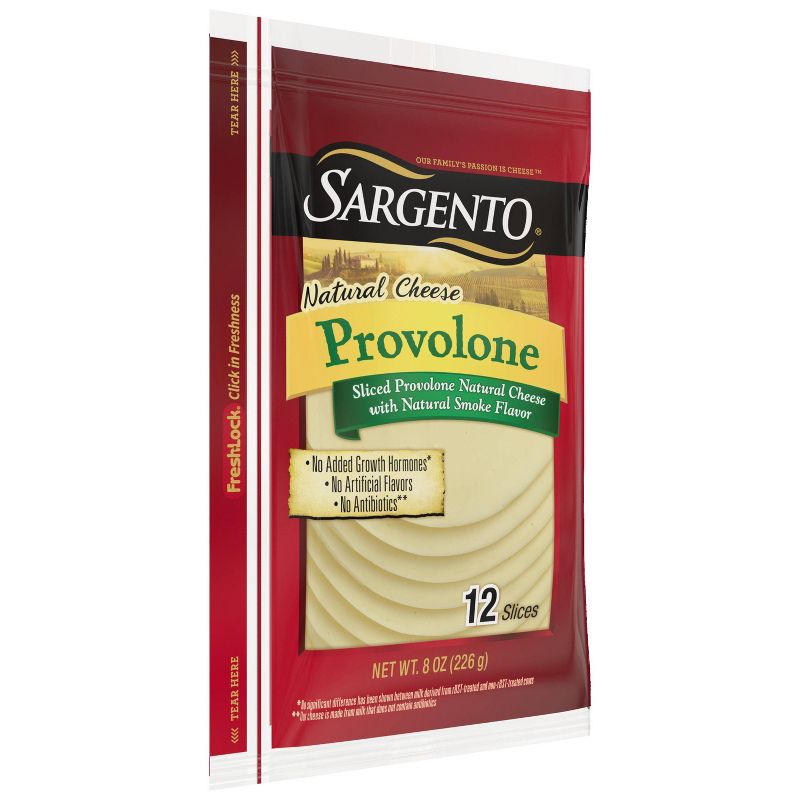 Sargento Natural Provolone Sliced Cheese - 8oz/12 slices