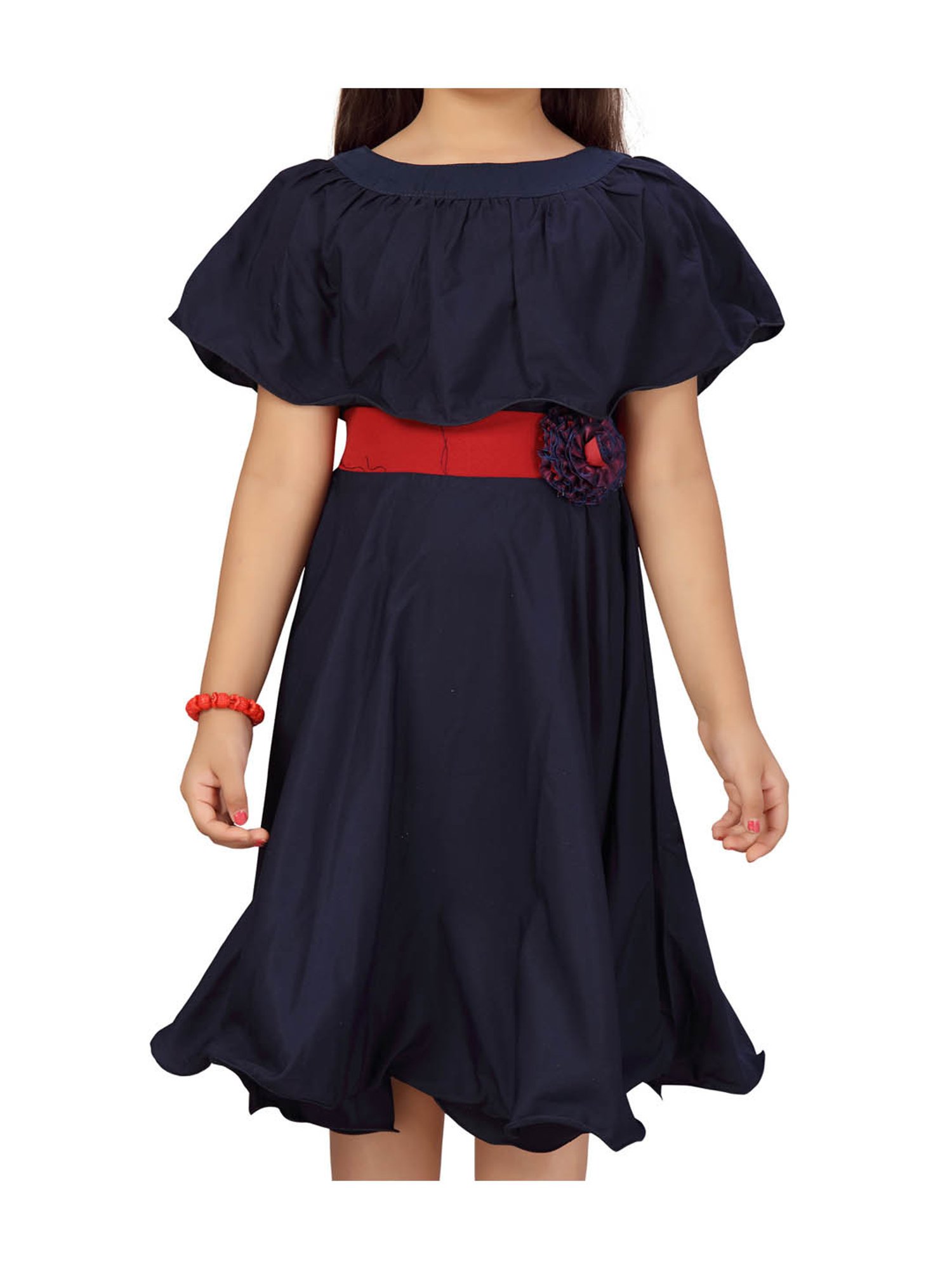 Aarika Kids Navy Solid Frock