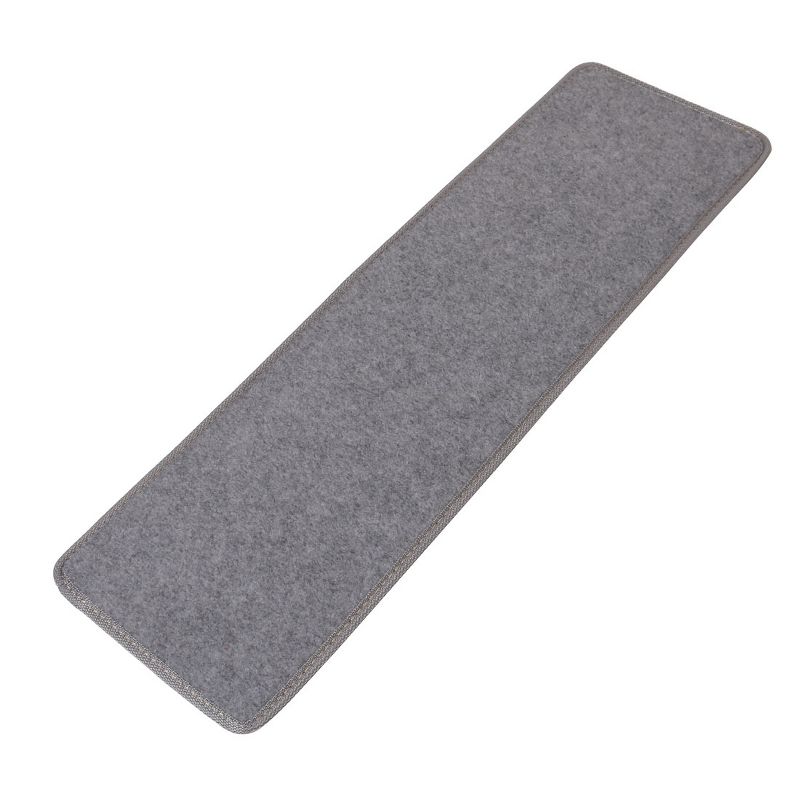 9"x2'7" Rectangle Indoor and Outdoor Floor Mat Gray - PiccoCasa