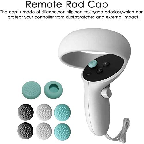 2 Pairs Oculus Quest 2 Elite Washable Silicone Handle Protective Cover