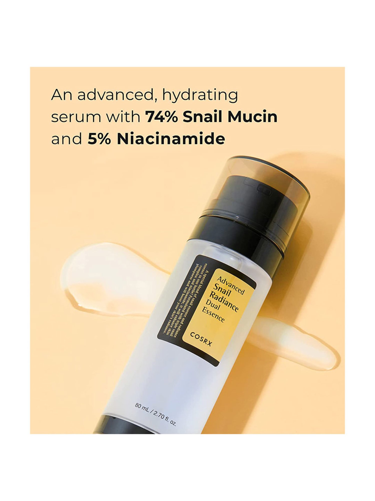 Cosrx Advanced Snail Radiance Dual Essence  - 80 ml