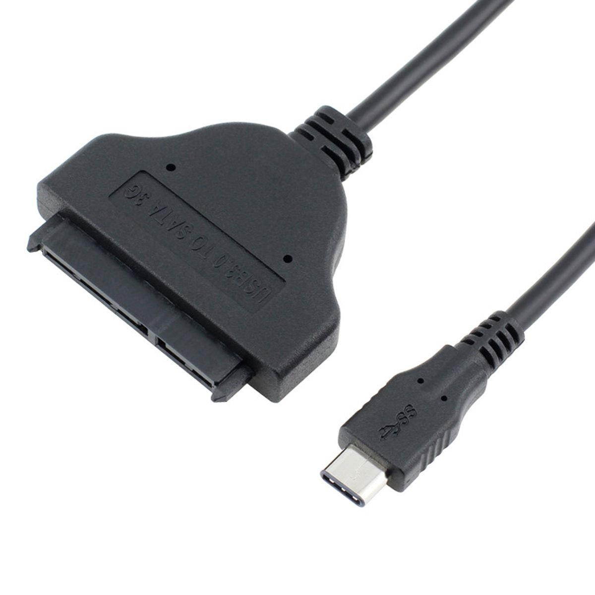 USB 3.1 Type C Male to SATA 22 Pin 2.5" Hard disk driver SSD Adapter Cable