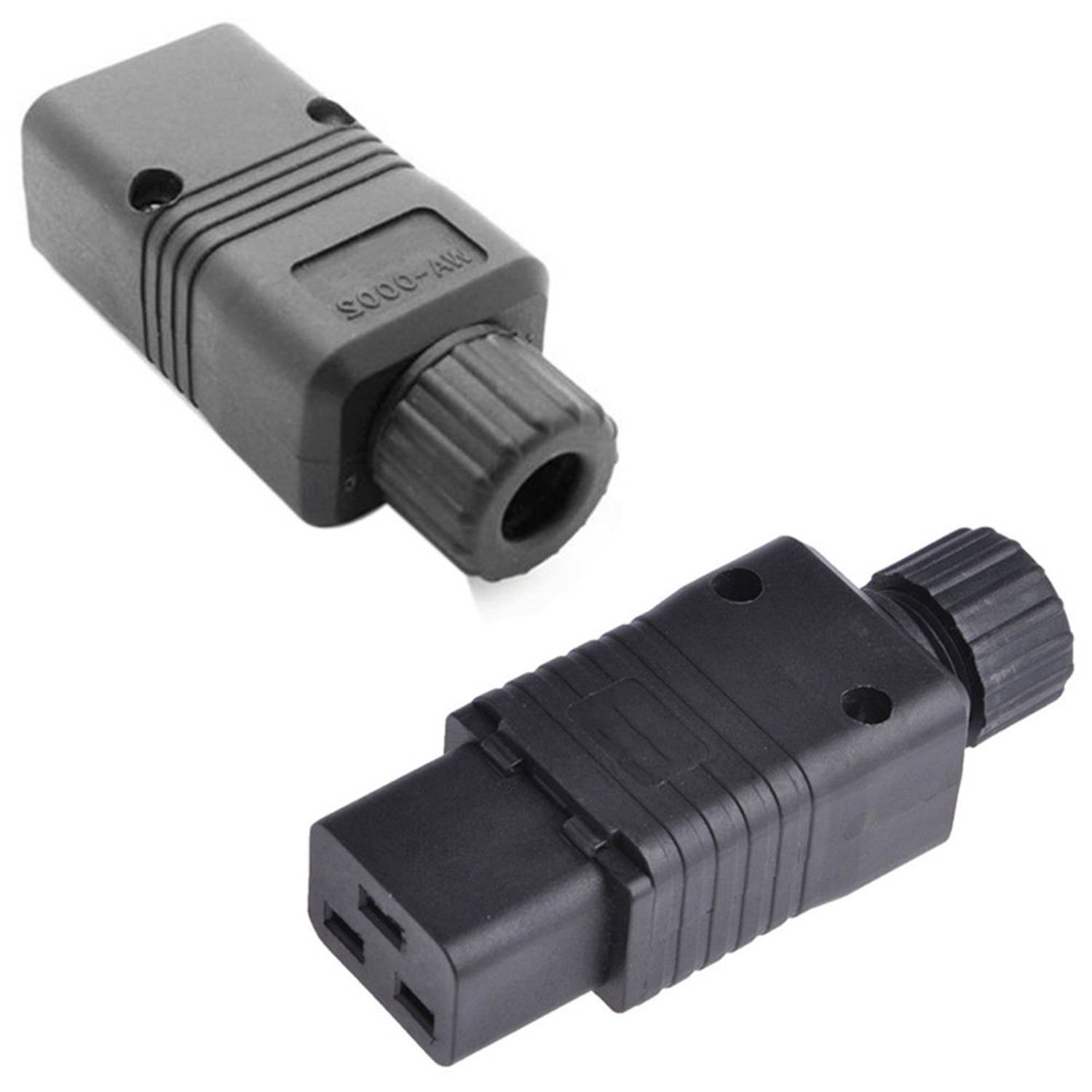 IEC 320 C19 Female EN 60320 C19 16A 250V 20A/125V AC Power Connector & UPS Power IEC Male C20 Plug Power Cord Cable Plug