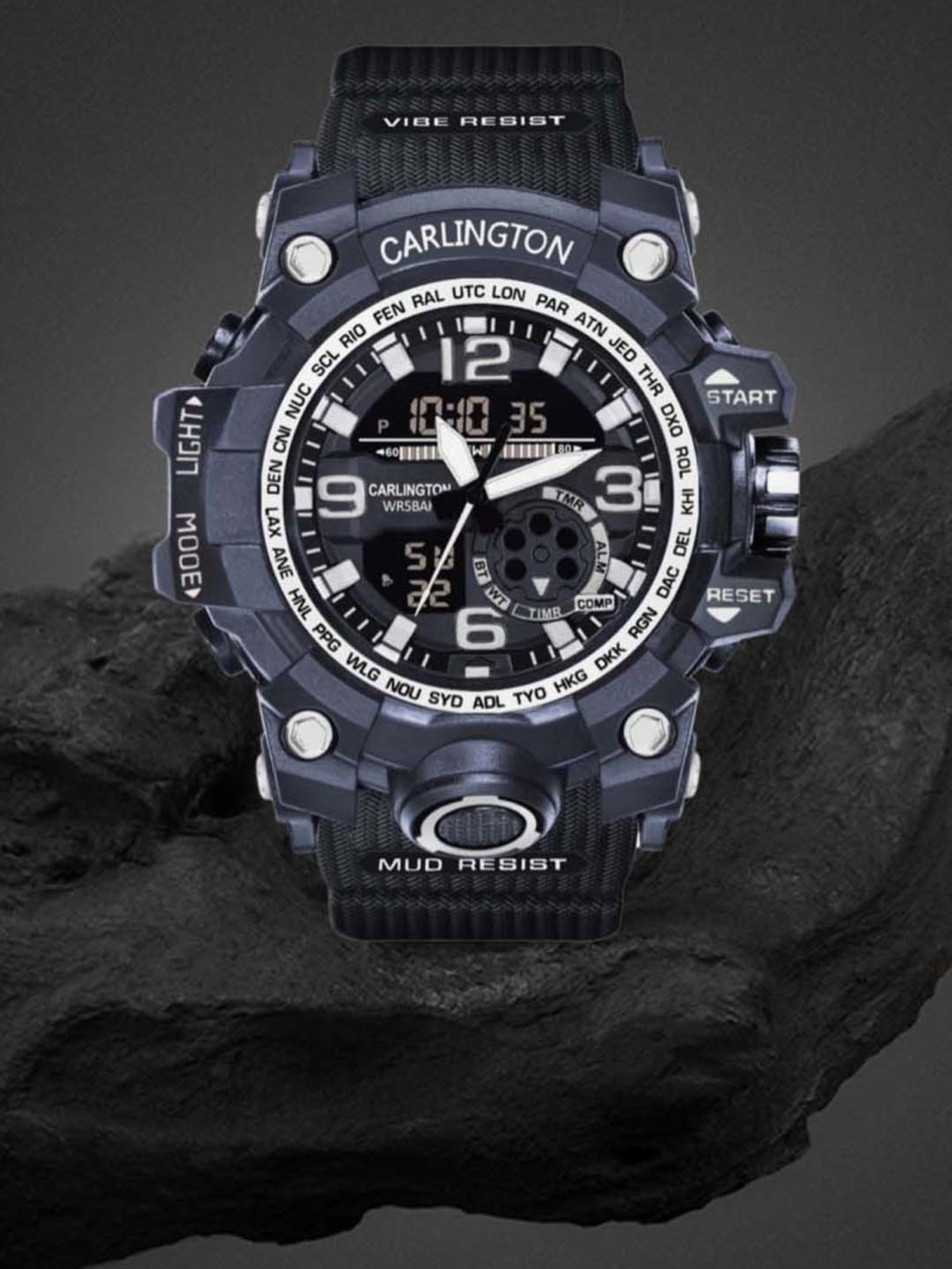 CARLINGTON Endurance 3355 Analog-Digital Watch for Men