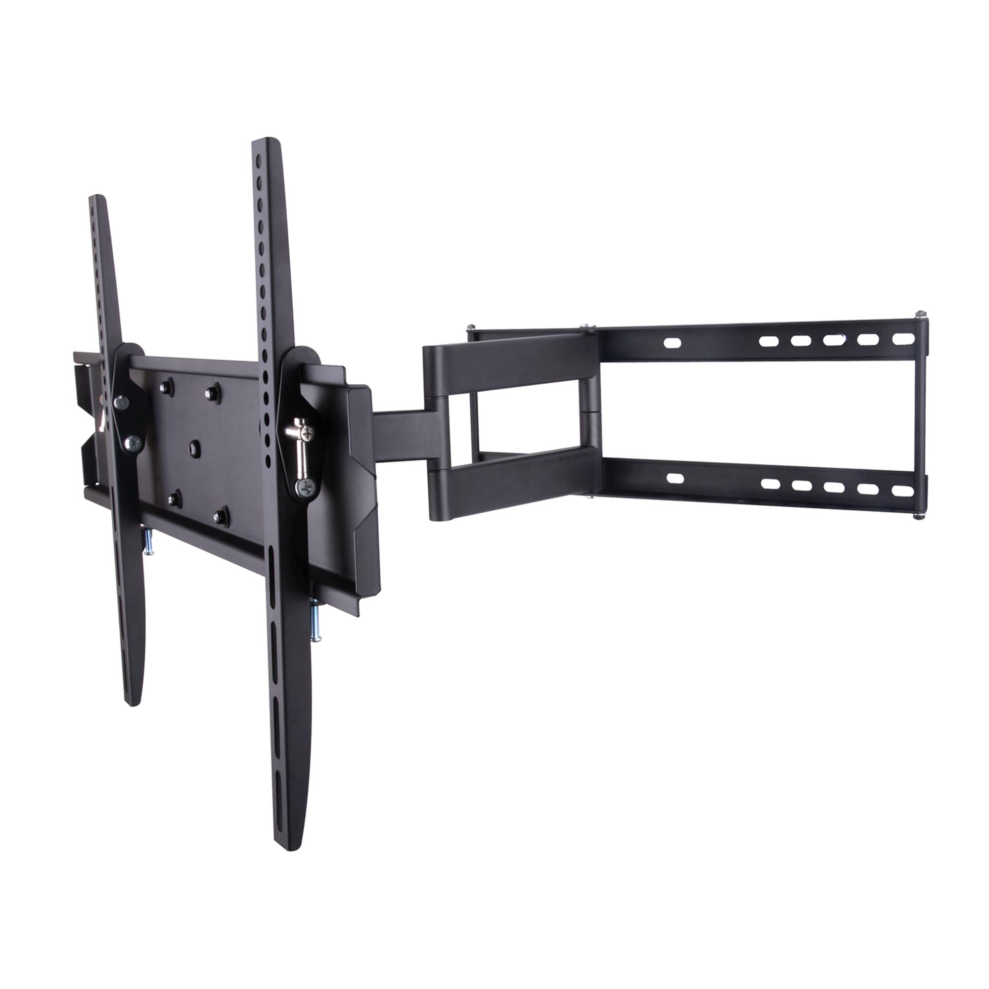 33.50" Black Full Motion Wall Mount Flat Panel TV