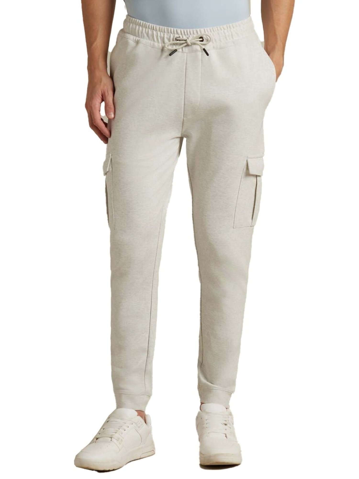 Simon Carter London Beige Slim Fit Joggers