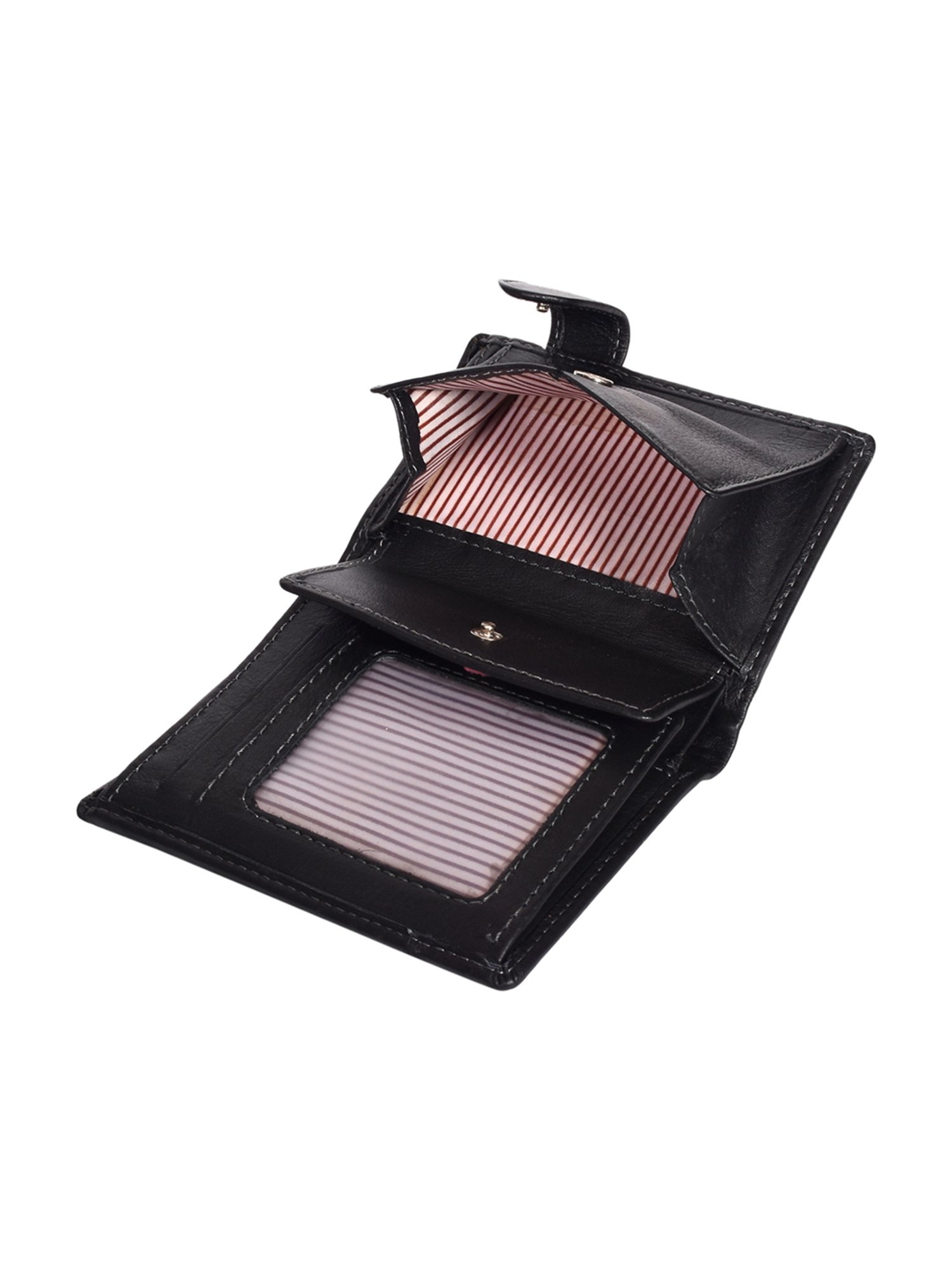 SASSORA Pablo Black Small Leather Notecase