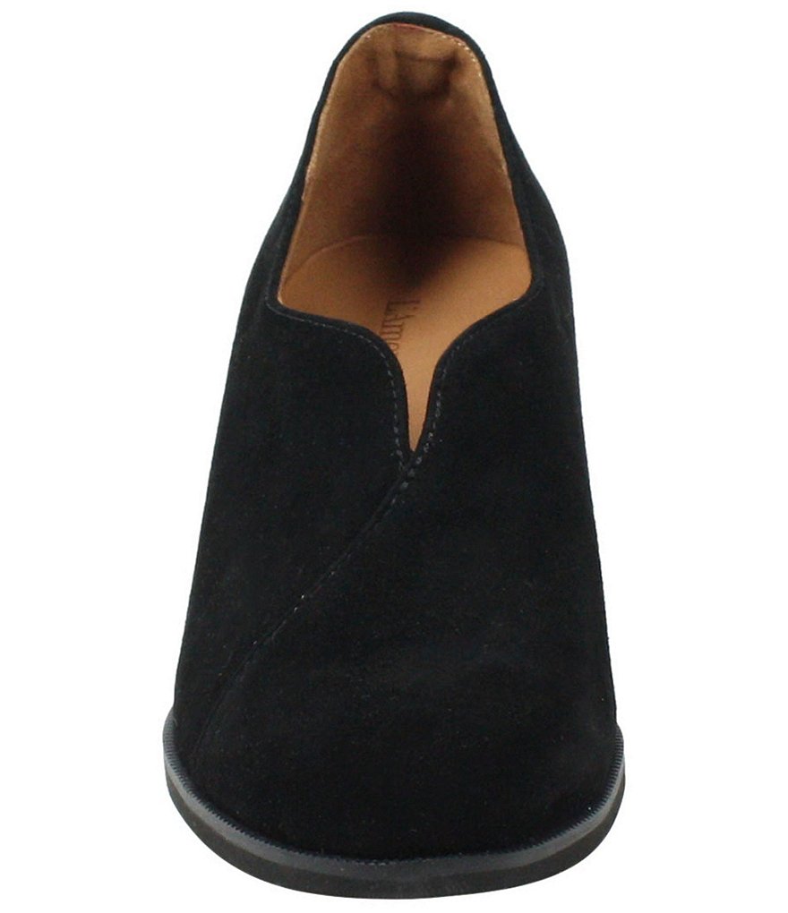 L'Amour Des Pieds Jesicca Suede Block Heel Shooties