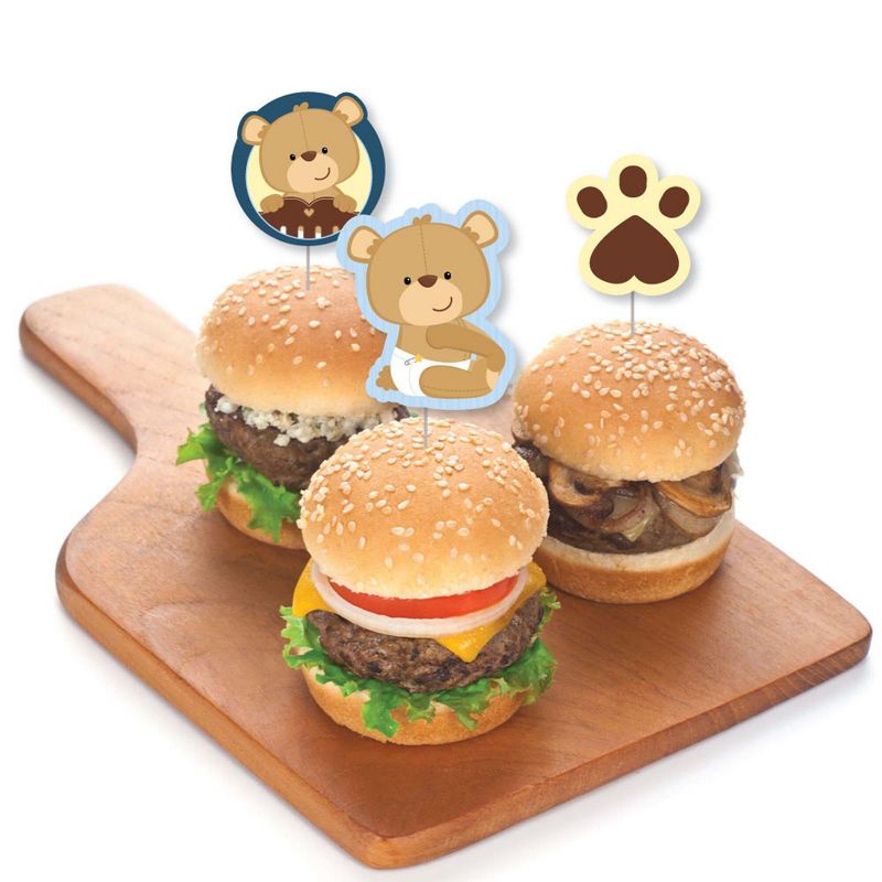 Big Dot of Happiness Noah's Ark - Cupcake Decoration - Baby Shower Cupcake Wrappers and Treat Picks Kit - Set of 24