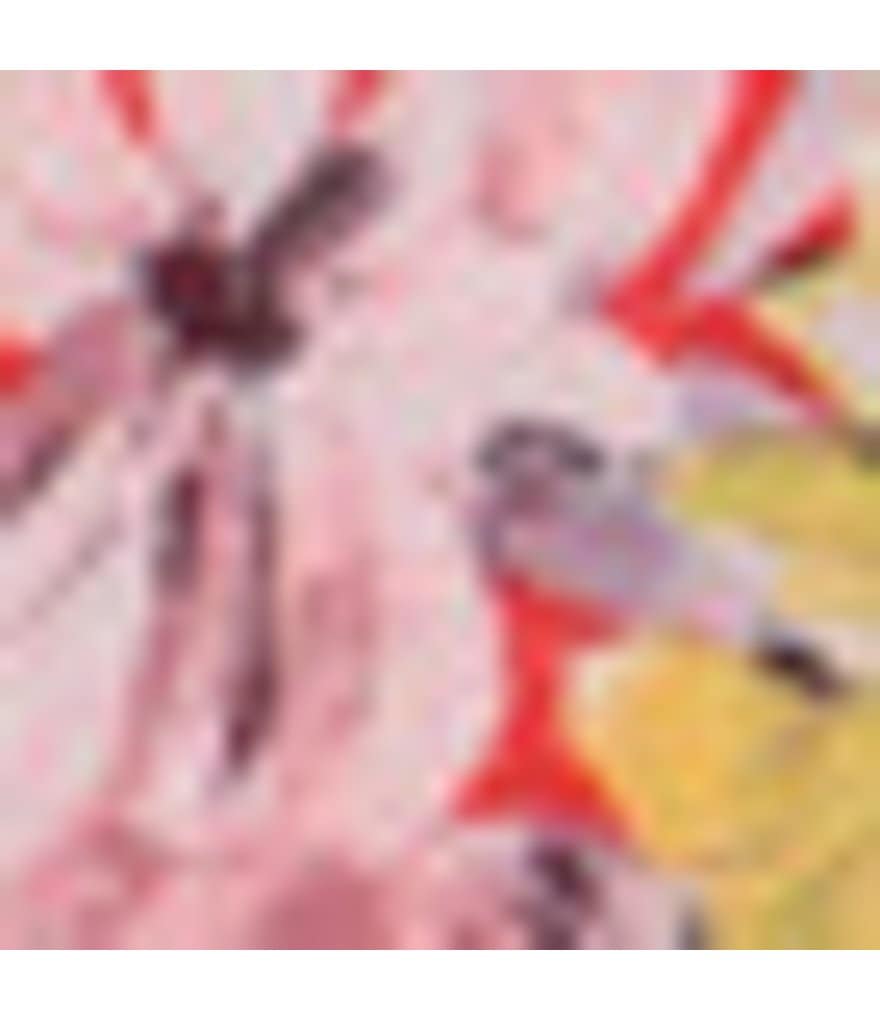 London Times Petite Size Floral Short Sleeve Faux Wrap Hi-Low Dress