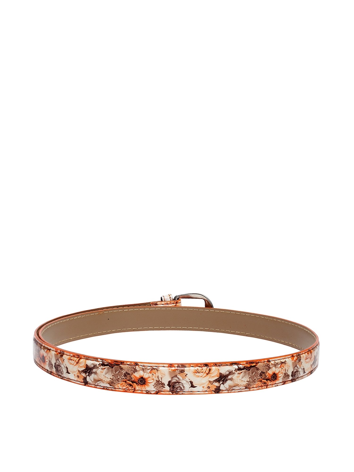 Apsis Orange PU Waist Belt for Women