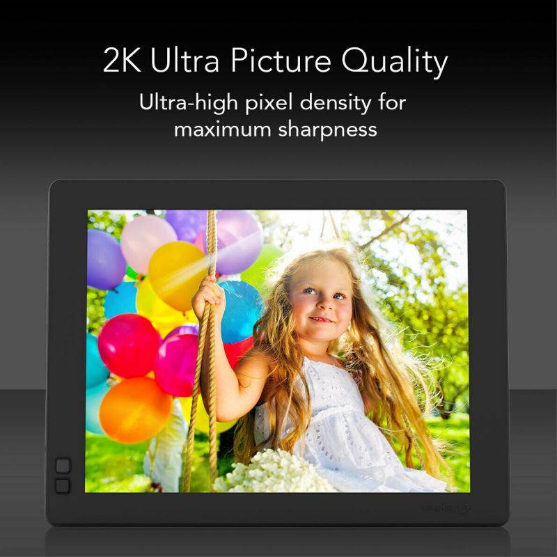 NIXPLAY SEED 10" ULTRA W10C Wi-Fi CLOUD DIGITAL PICTURE FRAME BLACK NEW SEALED