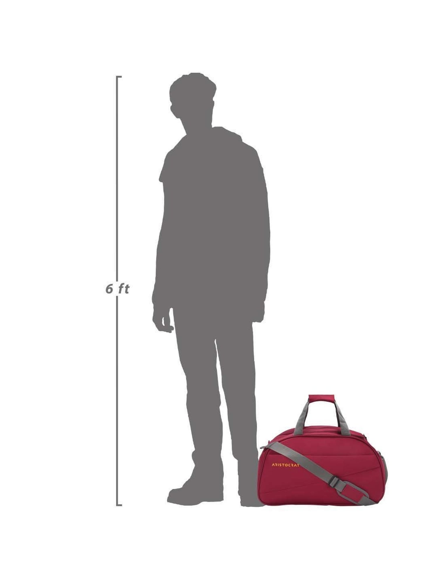 Aristocrat Red Large Duffle Bag