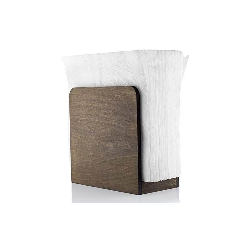 Napkin Holder - Wooden Napkin Holders For Tables - Kitchen Napkin Dispenser - Kitchen Accessories - Restaurant Decor - Bar Accessories And Decor