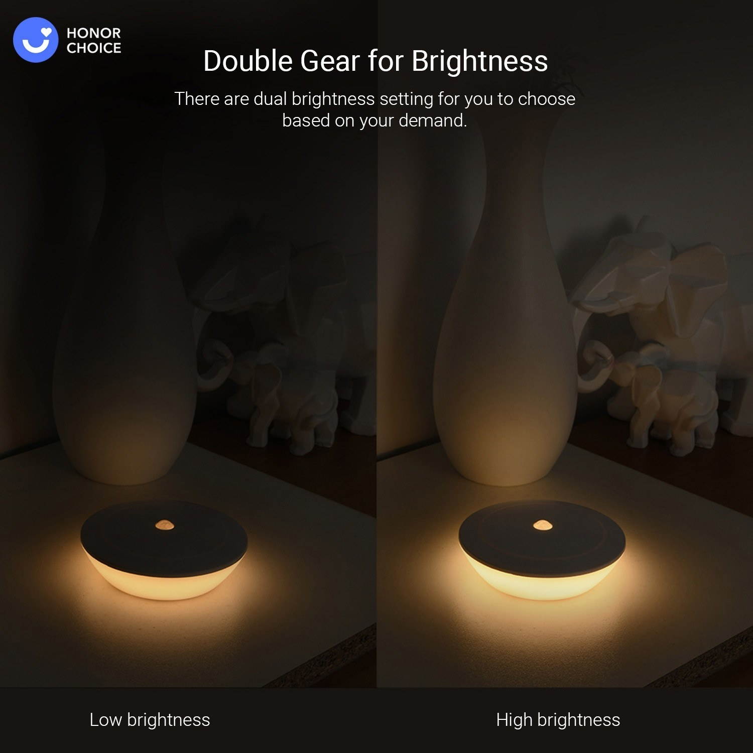 Opple Diffuse Reflection Sensor Night Light for Soft Light with Human Body Infrared Sensor Dual Brightness