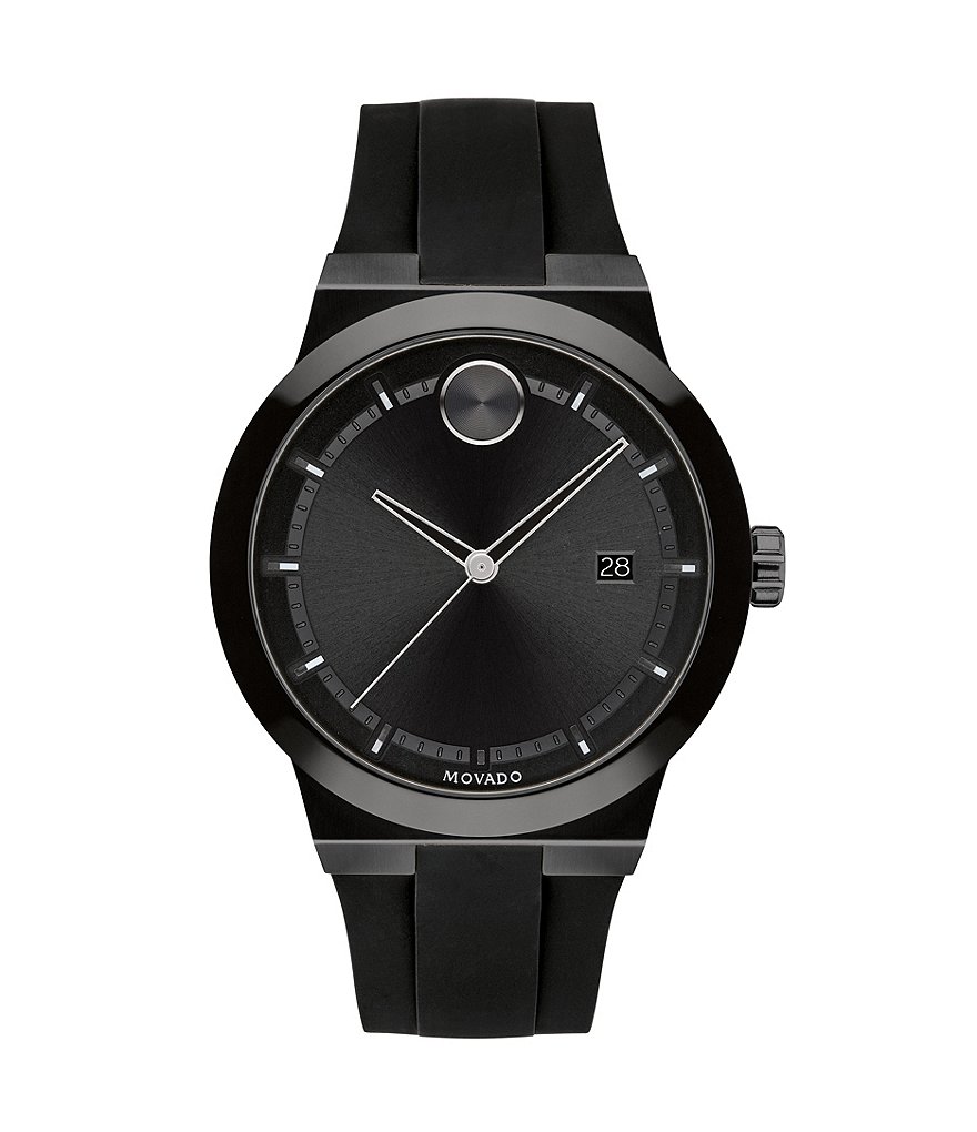 Movado Bold Men's Black Swiss Quartz Fusion Watch