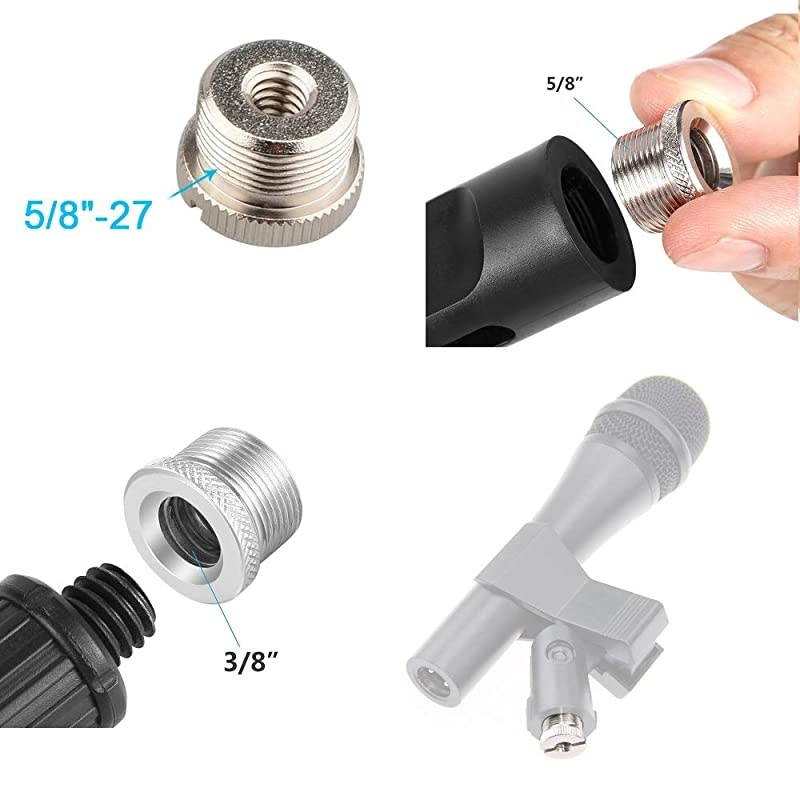 Clip Clamp Mount for Shure sm58 sm48 sm81 sm57 Mic MV5MV51PGA52Sennheiser E604AKG D112Nady DM80 DM70 Drum