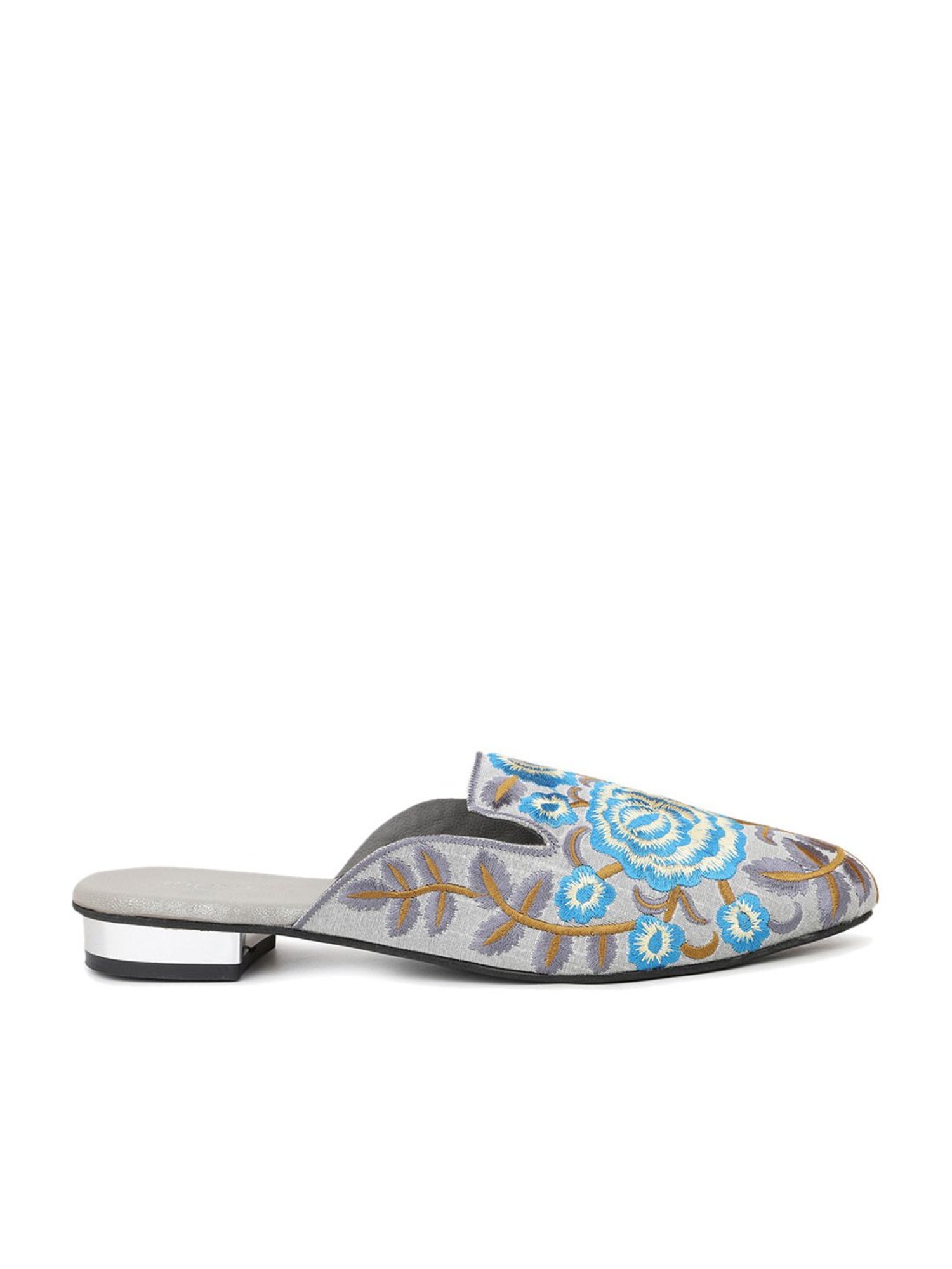 Inc.5 Women's Grey Mule Shoes