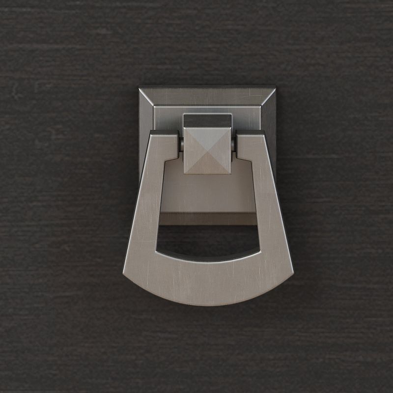 Bush Furniture 60W L Shaped Desk w/Hutch La File Cabinet & 5 Shelf Bookcase Black SAL007VB